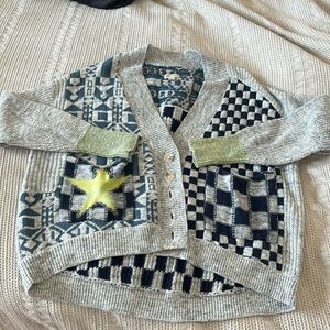 Pilcro Mash-Up Cardigan Sweater XS